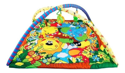 Tatame Tapete Infantil Animais Musical 85x90x6cm -bebê Cores