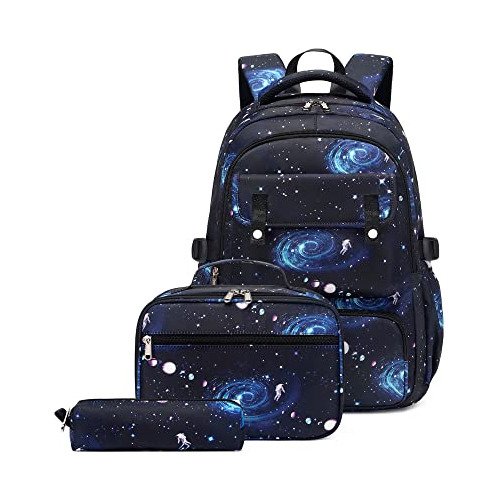 Mildame Galaxy Backpack Para Niños Con Juego De Caja Xyn4z