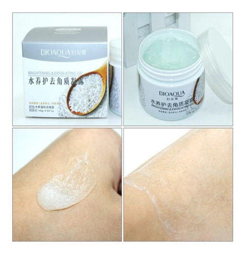 Imagen 2 de 3 de Exfoliante De Arroz Acido Hialuronico Aclarante