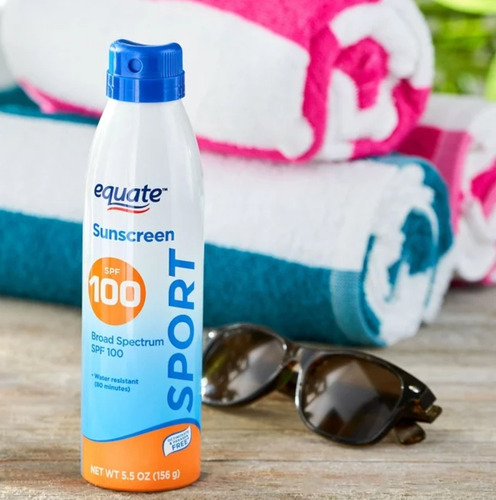 Protector Solar Spf 100 Equate Sunscreen En Spray *sk