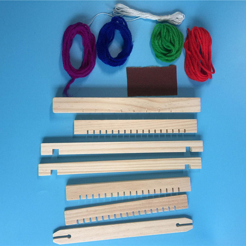 Qy Kit De Tear De Madeira Diy Tricotado À Mão Para Fio