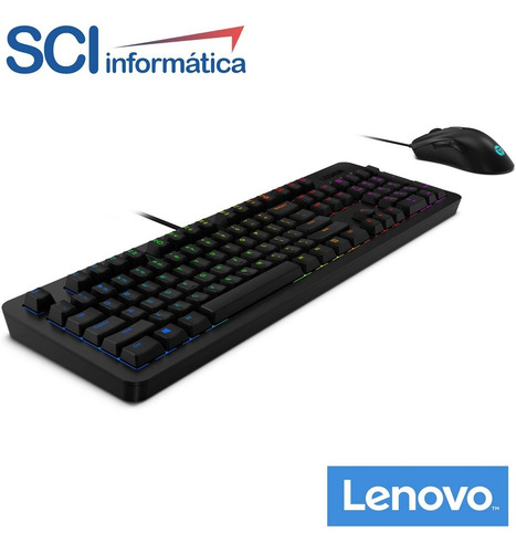 Imagen 6 de 6 de Combo Teclado Y Mouse Km300 Español Lenovo Legion Usb