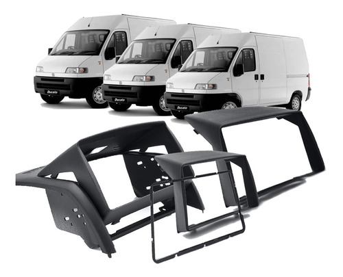 Moldura Painel 2din Fiat Ducato Peugeot Boxer Citroen Jumper