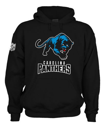 Sudadera Capucha Nfl Panteras Carolina Mod. 03 Americano Msi