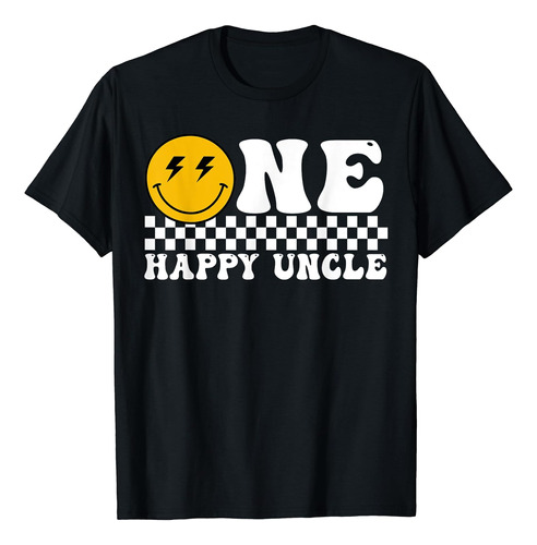 One Dude Uncle 1er Cumpleaños Familia Camiseta A Juego