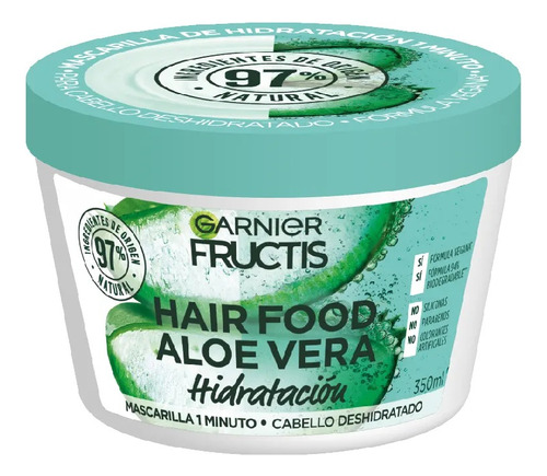 Baño De Crema Reparación Hair Food Aloe Vera Fructis Garnier