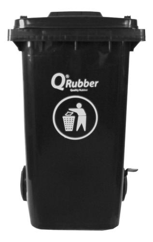 Contenedor De Basura Qrubber 240 Lts. Con Pedal