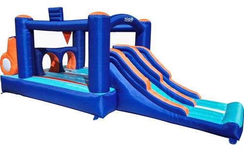 Hapcap Casa Inflable De 17.7 Pies X 7.5 Pies Con 2 Toboganes