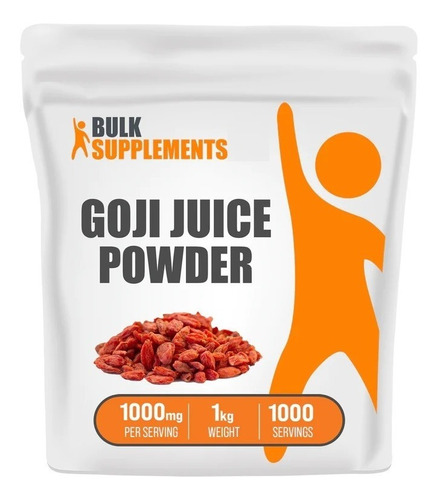 Bulk Supplements | Polvo Jugo Goji | 1kg | 1000 Servicios