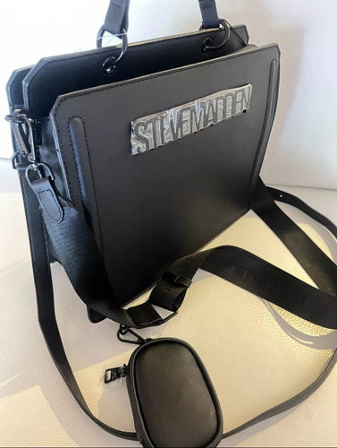 Bolsa Tote Steve Madden Steve Madden Color Negro