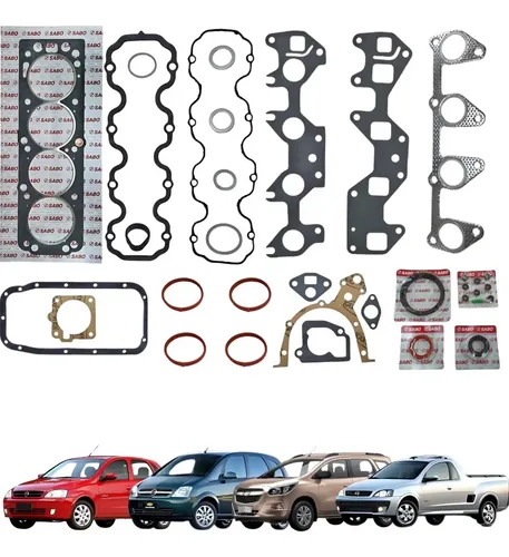 Jogo Junta Motor Gm Corsa Cobalt Meriva Spin Montana 1.8 8v