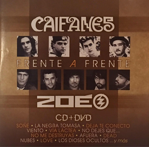 Cd Caifanes Y Zoé - Cd Y Dvd - Frente A Frente - Nuevo