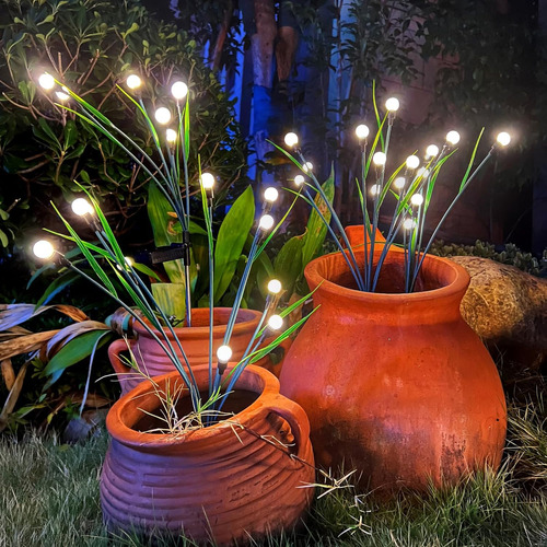 Luces Solares Superbrillantes Para Jardín, Nuevas Luces De L