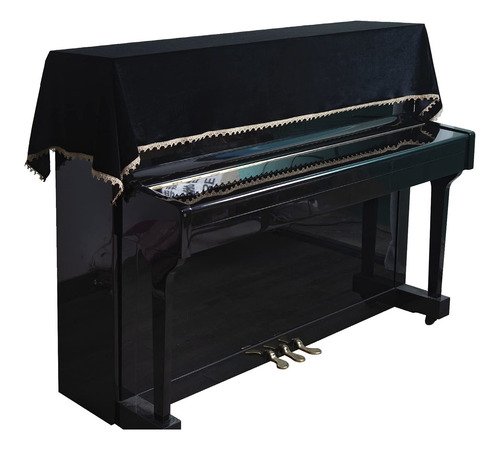 Mooson Para Piano Vertical Cubiert Lujo Ligero Tacto