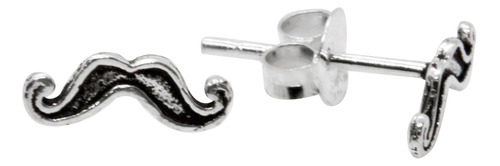 Aros De Plata 925 Bigote Frances