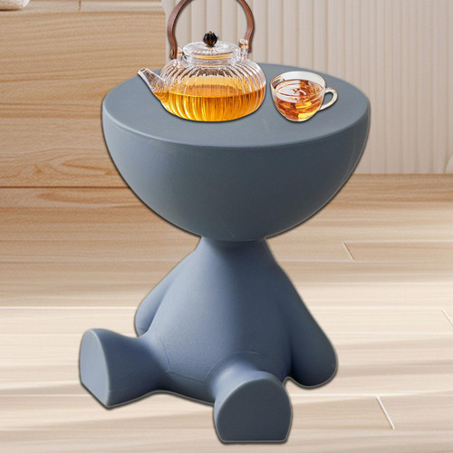 Mesita De Noche Pequeña, Muebles Lisos, Mesa De Té Azul