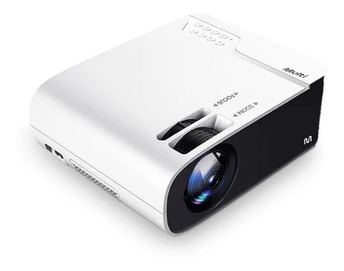 Proyector de pantalla multiinteligente Linux Pj005 Full HD de 3800 lúmenes, color blanco, 110 V/220 V