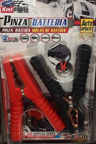 Pinzas Tipo Caiman Cocodrilo Para Bateria Auto | Kit 2