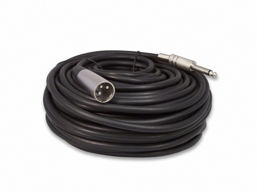 Cable Store 100 Pie Xlr Macho 3 Pin 1 4  Mono Microfono