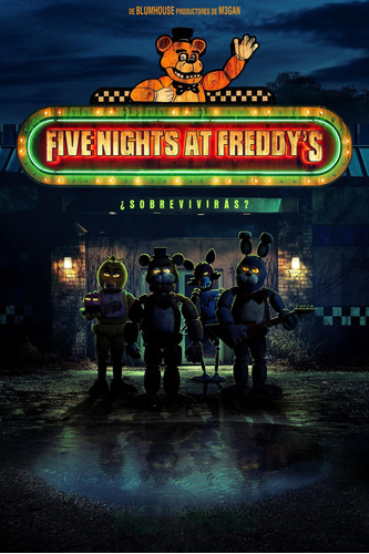 Poster Pelicula Five Night's At Freddy's 45cm*30cm Brillante