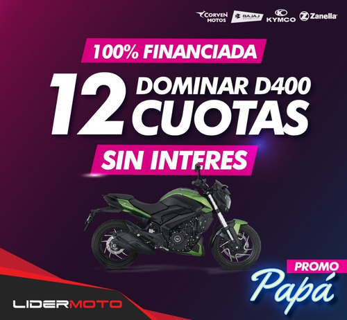 Bajaj Dominar 400 Ug 0km La Plata 12 Sin Interes En Rojo!