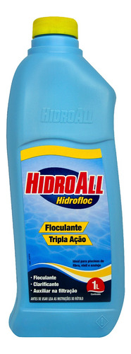 Clarificante/floculante Hidrofloc- Hidroall 1 Lt