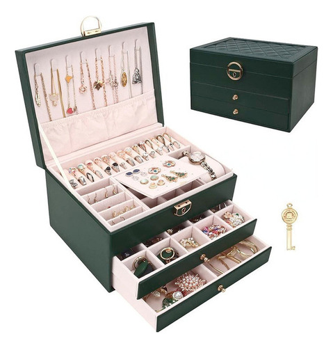 Genérica Travel Jewelry Box Organizer - Verde