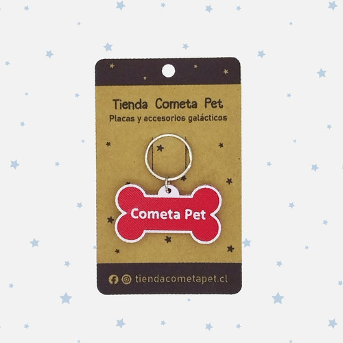 Placa Identificación Mascota - Personalizada 3d - Cometa Pet