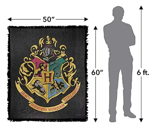 Manta de Harry Potter Hogwarts. Unisex