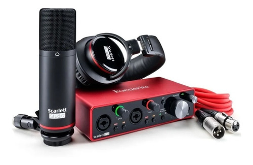 Focusrite Scarlett 2i2 Studio Pack 3rd Gen / Interfaz Combo