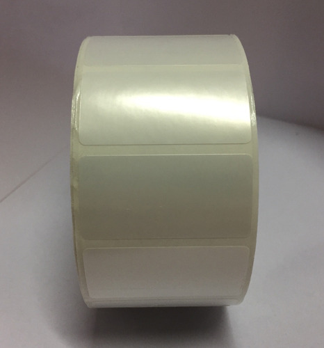 Imagen 2 de 4 de Etiquetas Frio // Exterior Plasticas Opp 50x25 Rollo X2000