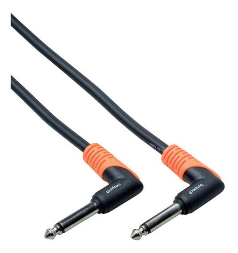 Cable Bespeco(italia) Plug6,5 90º/plug 6,5 90º,50cm Blister