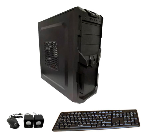 Gabinete Kit Atx Estandar C/fuente, Teclado Mouse Parlantes