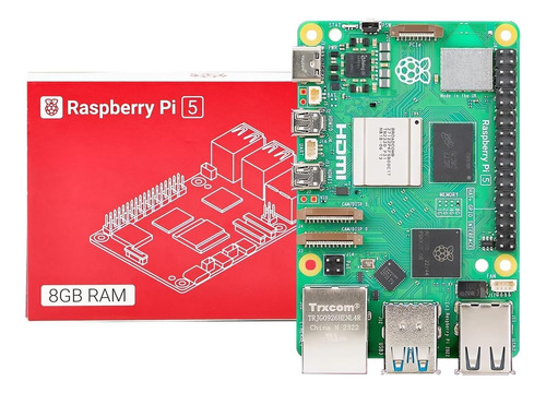 Kit Raspberry Pi 5 Pi5 B 8gb Fonte, Case, Hdmi