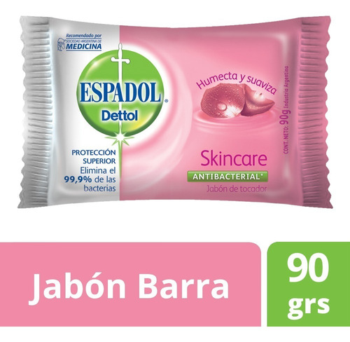 Espadol - Jabón Antibacterial Skincare X 90 Grs