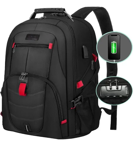 Mochila Lovevook Laptop 17.3 Contrase a Usb Impermeable