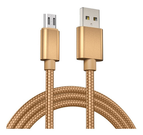 Cable De Carga Rapida Android Micro Usb 1m Color Aleatorio