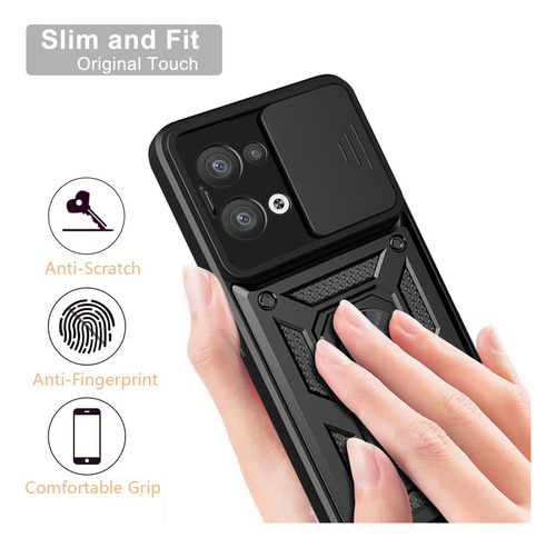 Funda De Teléfono Con Protección De Lente Magnética Para Opp