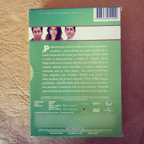 Dr. House - 4 Dvd Temporada 4 (Usado)