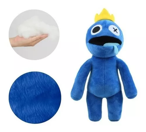 Pelúcia Boneco Azul Babão Rainbow Friend Roblox Monstro Blue