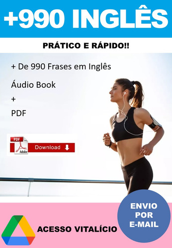 Idiomas Inglês Áudio Mp3+ Apostila Pdf Promoção Frete Grátis