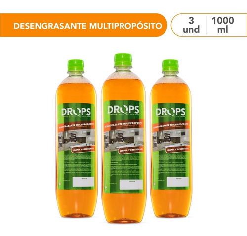 Desengrasante Multiusos Dropsx3 - L a $57820