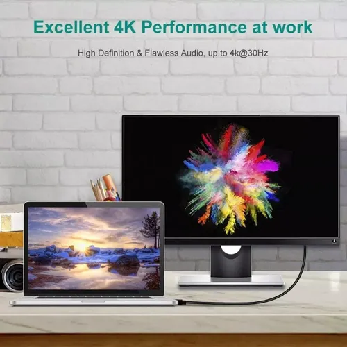 Adaptador Hdmi A Mini Dp Full Hd 4k