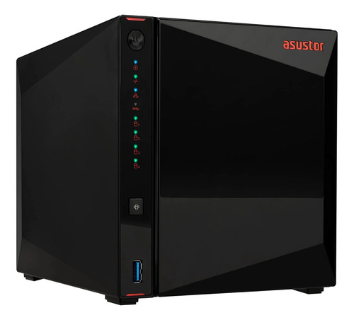 Servidor Nas Asustor As5404t Quad-core 2.0ghz 4gb Ddr4 S/hd