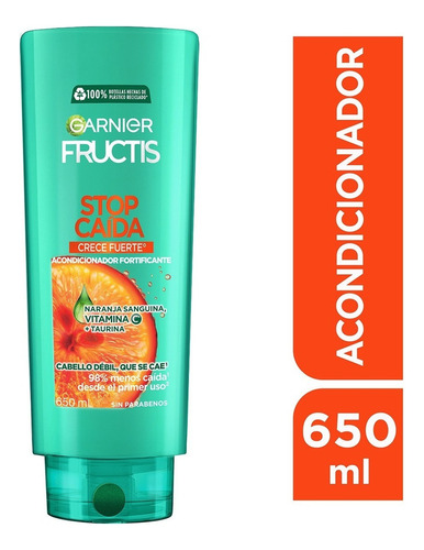 Acondicionador Garnier Fructis Stop Caída Crece Fuerte 650ml