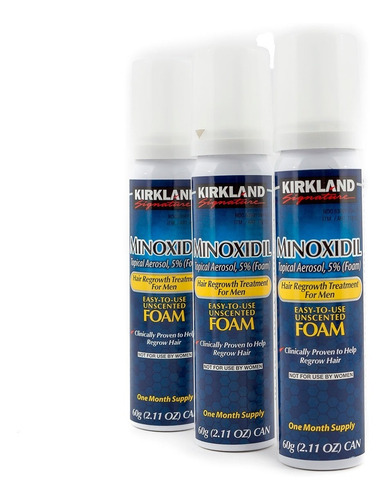 Imagen 5 de 7 de Minoxidil 5% Espuma Foam 3 Meses Tratamiento
