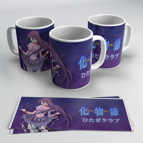 Hitagi, Bakemonogatari Taza Personalizada Anime Modelo3