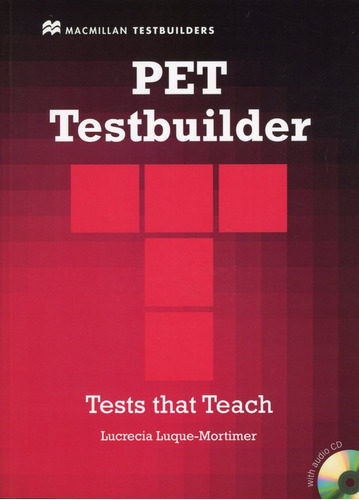 Pet Testbuilder - Book N/key W/cd-audio, De Luque Mortimer. Editorial Macmillan Argentina, Tapa Blanda En Inglés