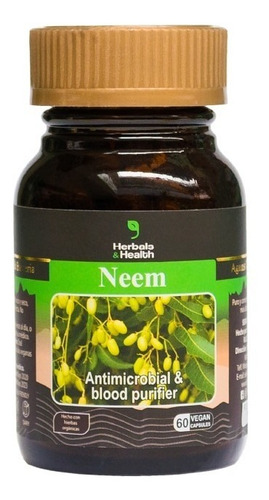 Neem (azadirachta Indica / Margosa) - Frasco X 60 Cápsulas