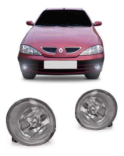 Farol Milha Scenic Megane 2001 2002 2003 2004 Renault-